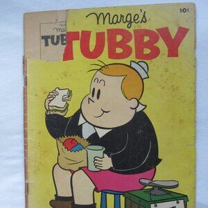 1957 Dell Comic Book: Marge's Tubby #24, 10c cover